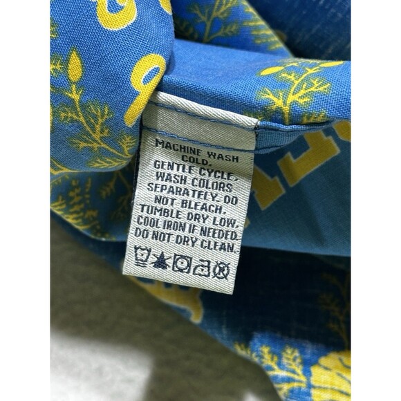 Reyn Spooner UCLA Bruins Mens Classic Hawaiian 1/4 Button Shirt XL New NWT *READ - Picture 9 of 10